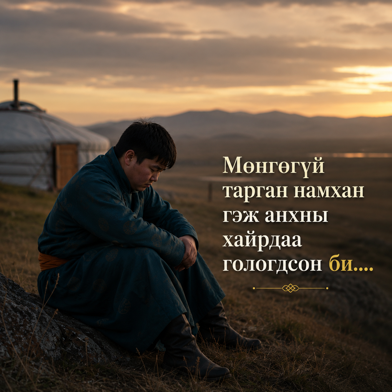 Мөнгөгүй тарган намхан гэж анхны хайрдаа гологдсон би....