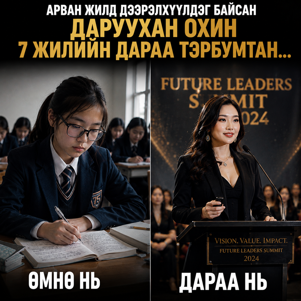 Арван жилд дээрэлхүүлдэг байсан даруухан охин 7 жилийн дараа
